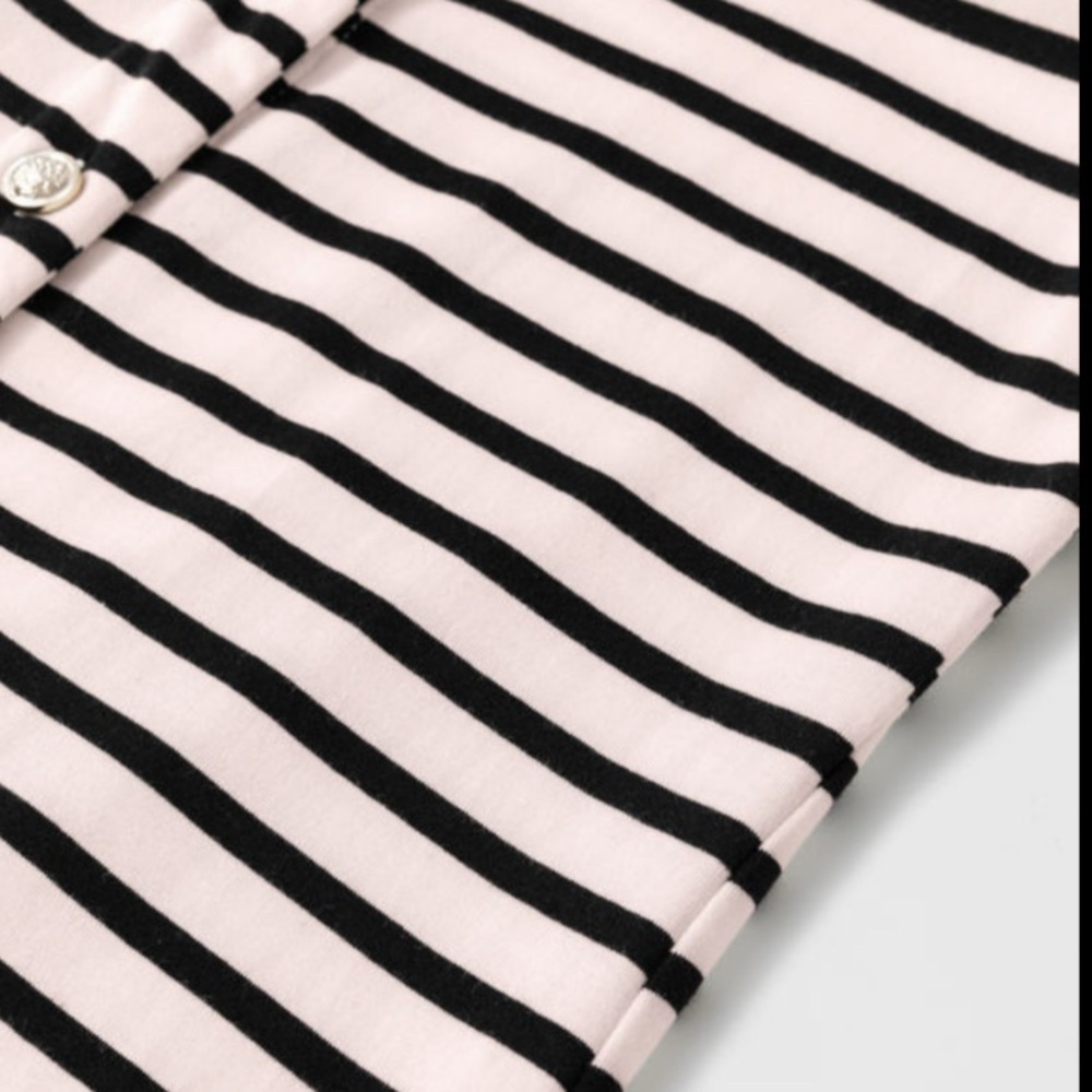 White Striped Print Sleeveless Buttoned Maxi Dress - Picture 8 of 14